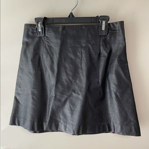 Leather Mini Skirt